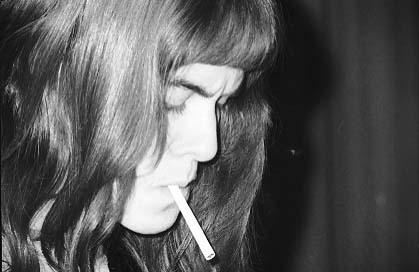 Annemarie met sigaret